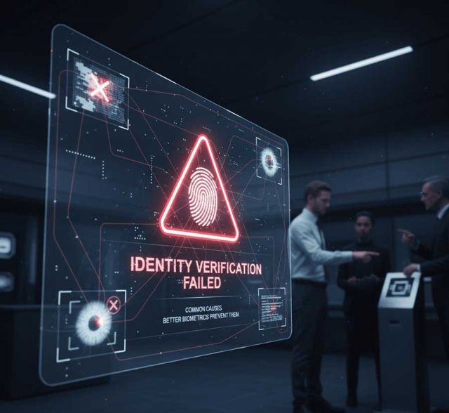 Inside an Identity Verification Failure: Common Causes and How Better Biometrics Prevent Them